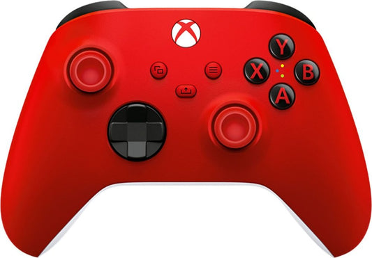 Mando inalámbrico con vibración para Xbox Series X/S y Xbox One de Microsoft: rojo intenso 