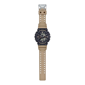 Casio G-Shock Steampunk Men's 51.2mm Beige Strap Watch - Black Dial