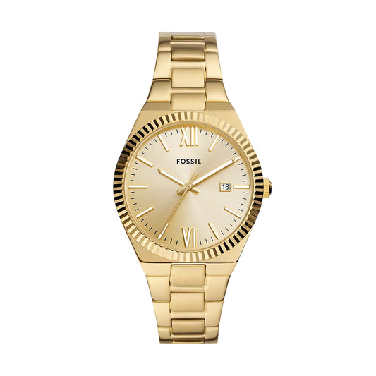 Fossil Scarlette Women's 38mm Bracelet Watch - Gold-Tone
