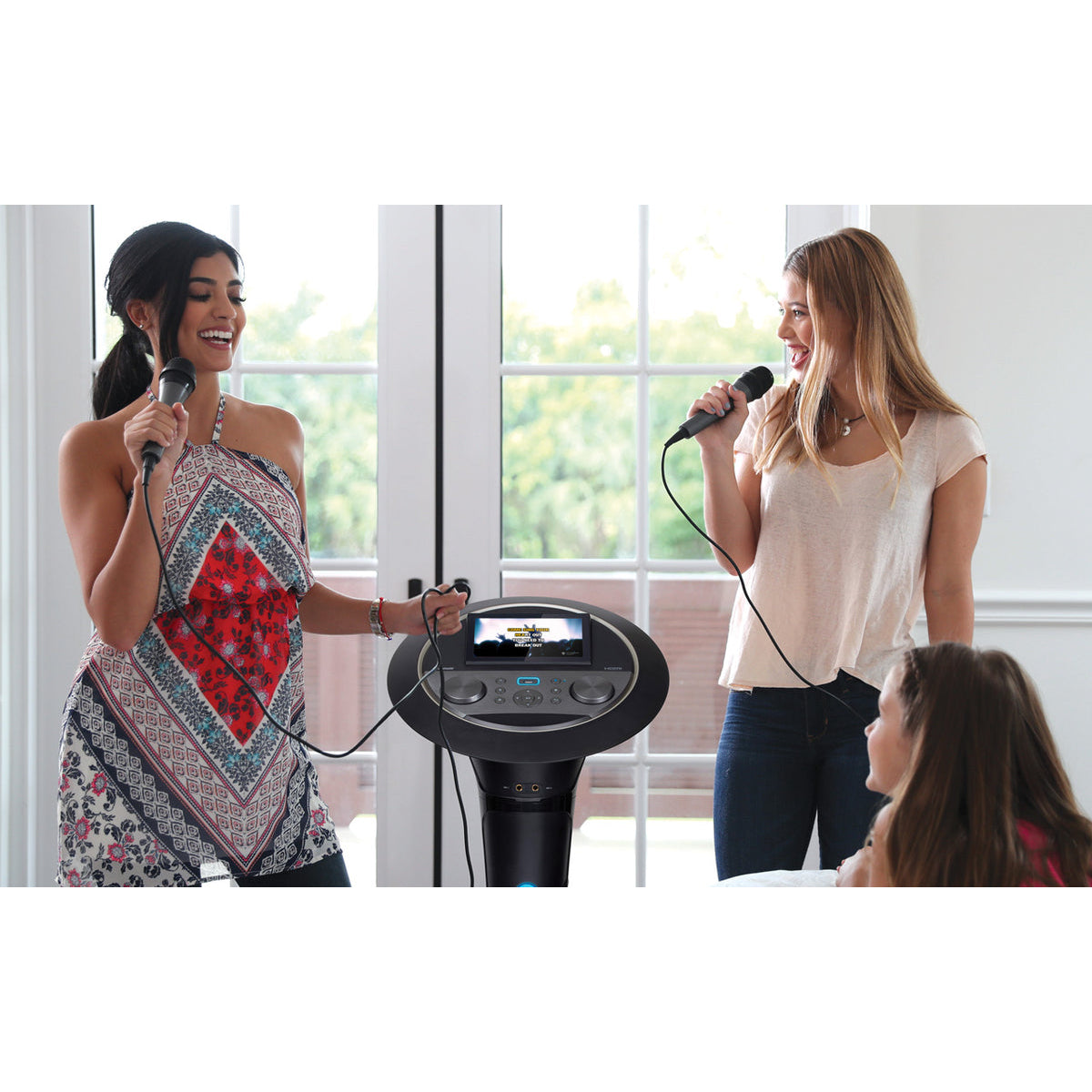 Sistema de karaoke con Wi-Fi premium Singing Machine ISM1090, color negro