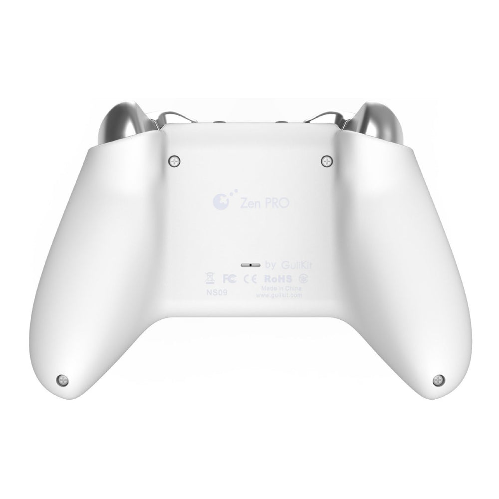 Mando inalámbrico para juegos GuliKit Zen PRO para Nintendo Switch, color blanco