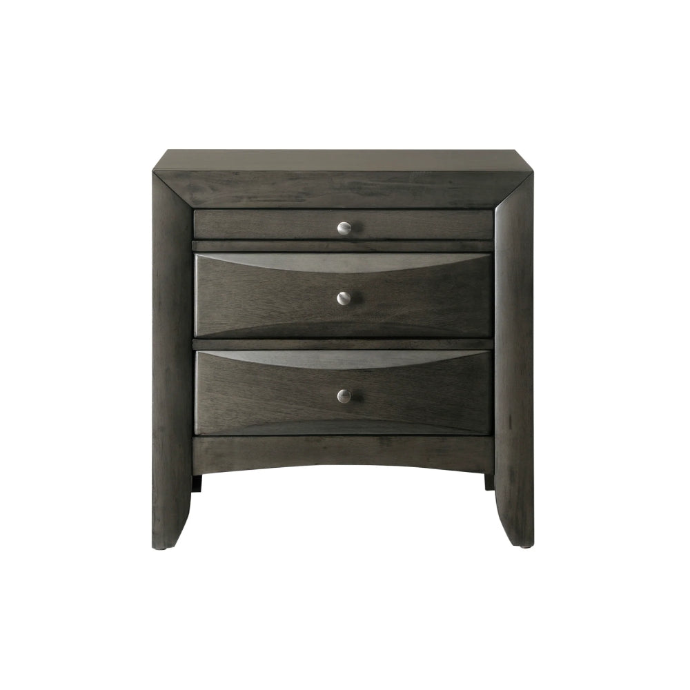 Emila (4-Piece) Queen Bedroom Set by Best Home - Gray