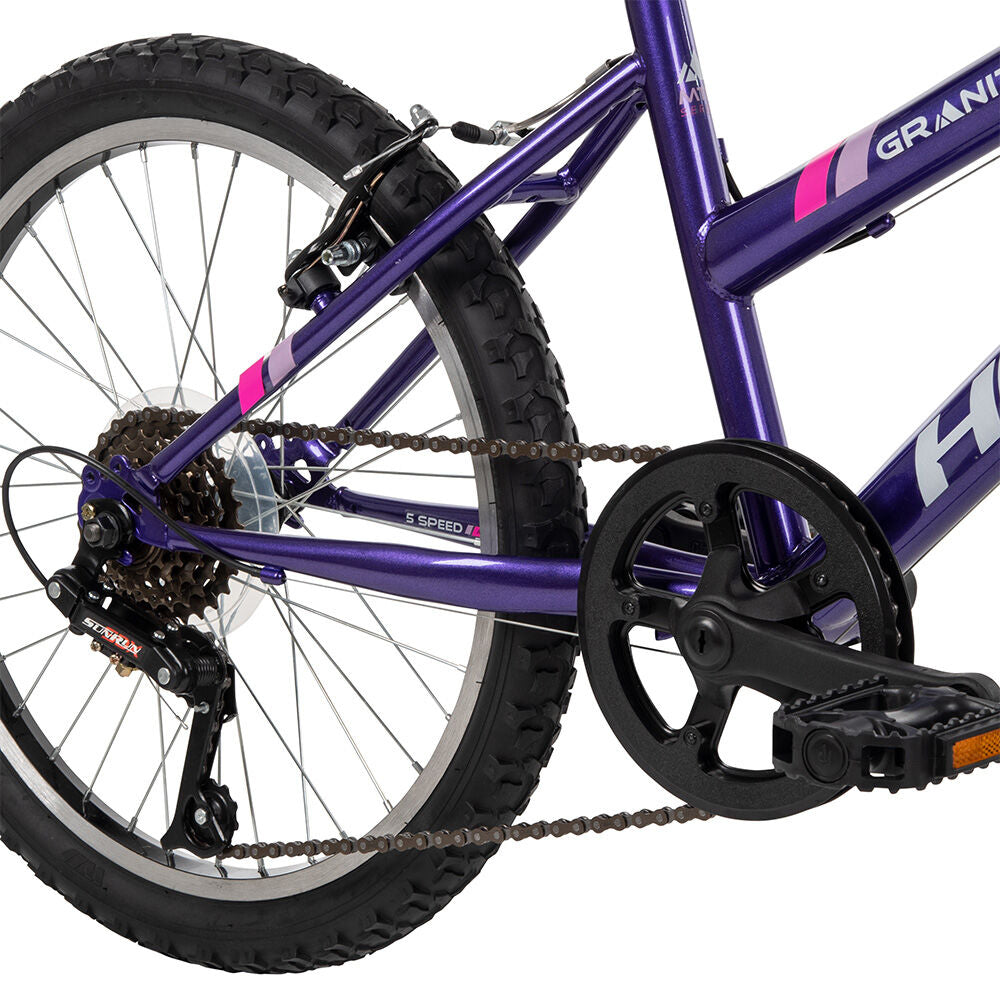 Bicicleta de montaña para niñas Huffy Granite de 20", color azul