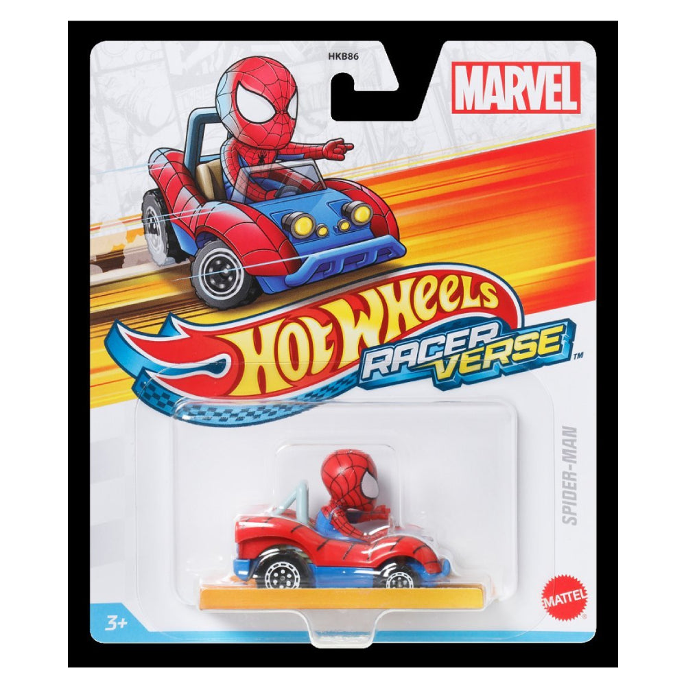 Vehículo de fundición a presión Racerverse de Hot Wheels con conductor de personaje de la cultura pop (surtido)