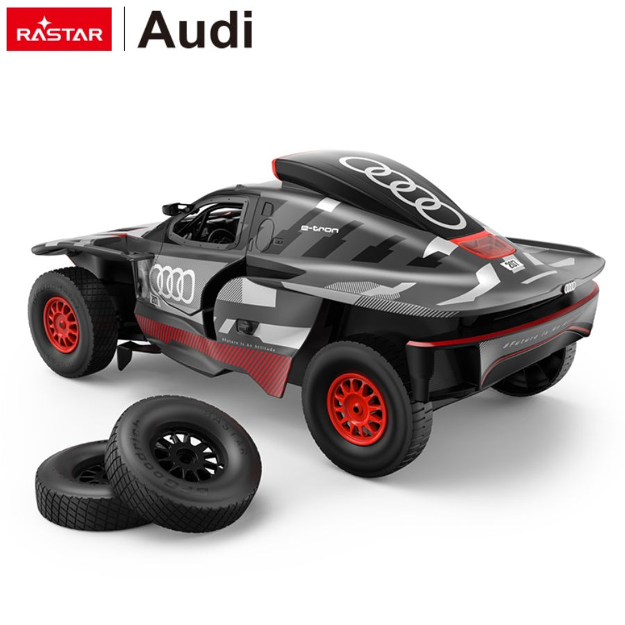 Coche de juguete a control remoto Audi RS Q e-tron Rastar RC 1:14 - Gris