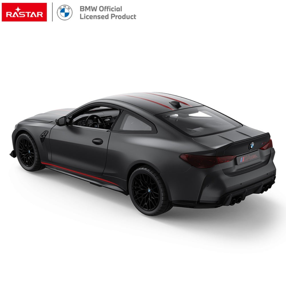 Coche de juguete a control remoto BMW M4 CSL Rastar RC 1:16 - Negro mate