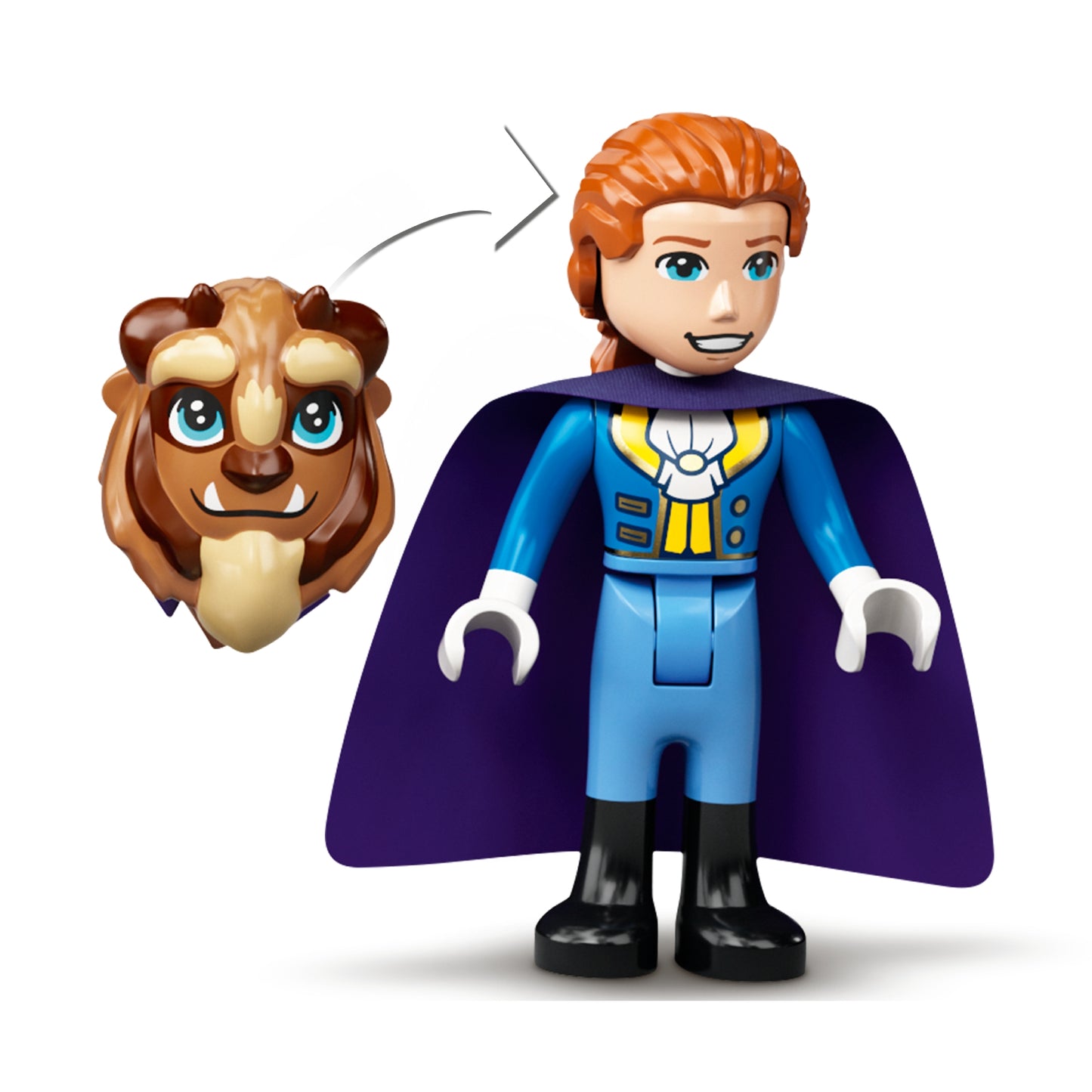 LEGO Disney Belle and the Beast's Castle Building Toy Set (505-Pieces)