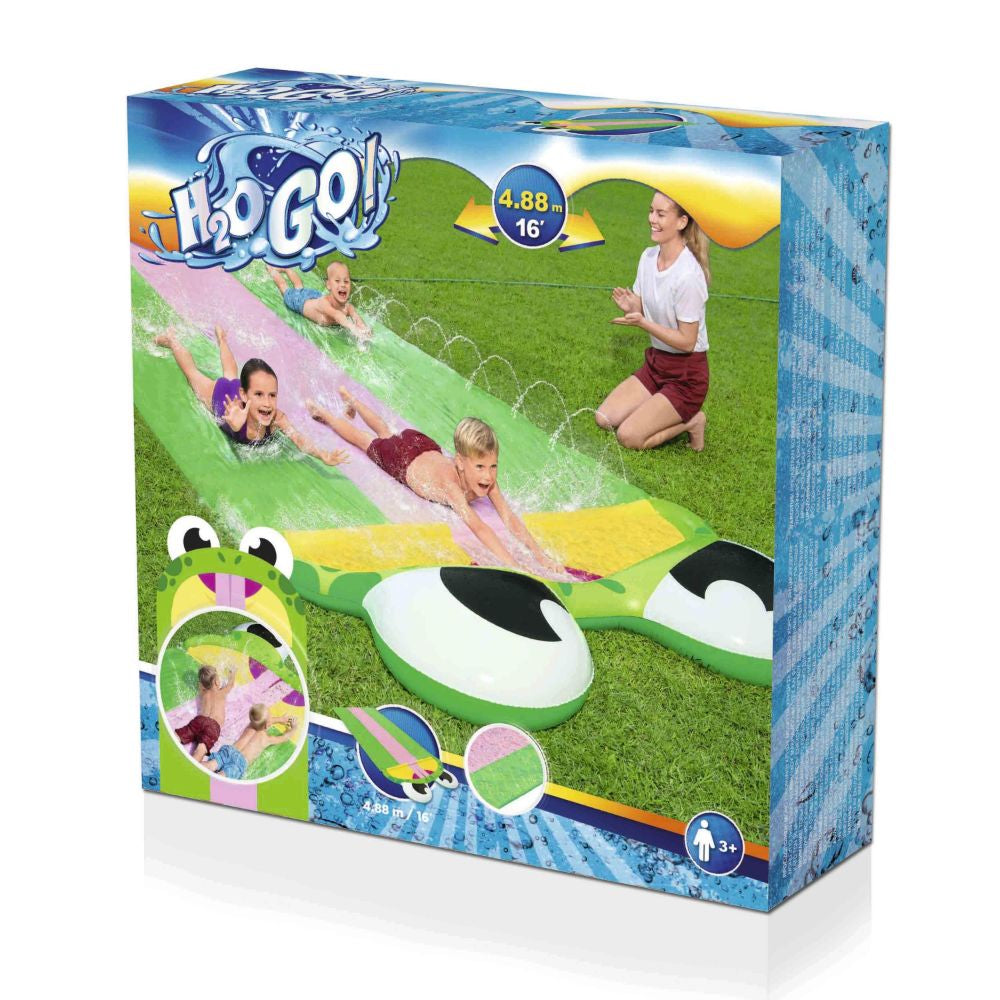 Bestway H2OGO! 16' Friendly Frog Lawn Water Slide - Curacao