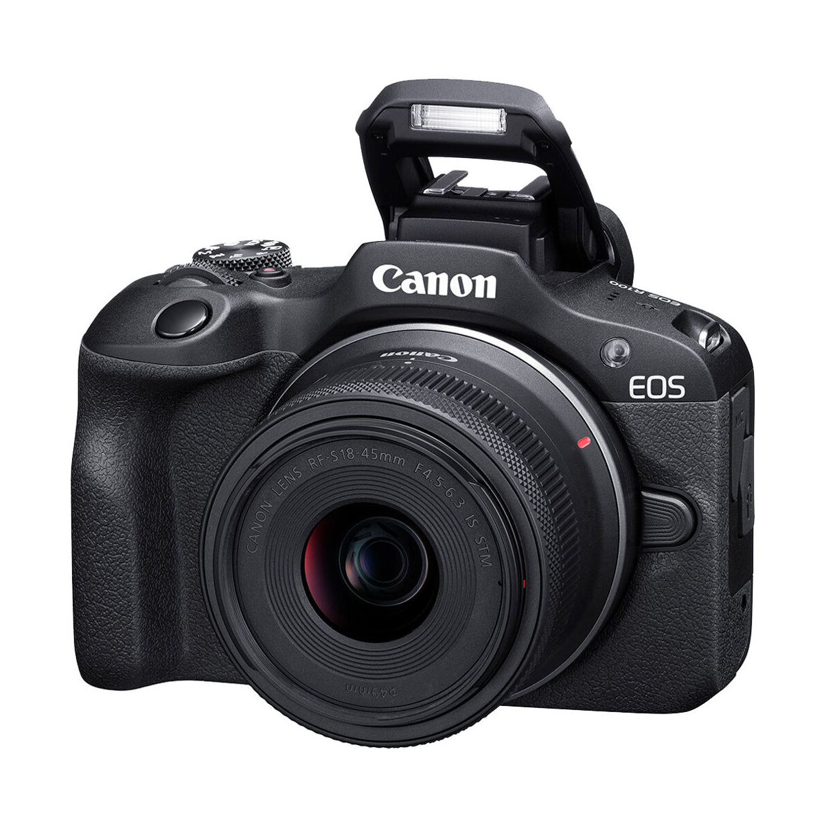 Canon EOS R100 Mirrorless Camera with 18-45mm Lens, Black