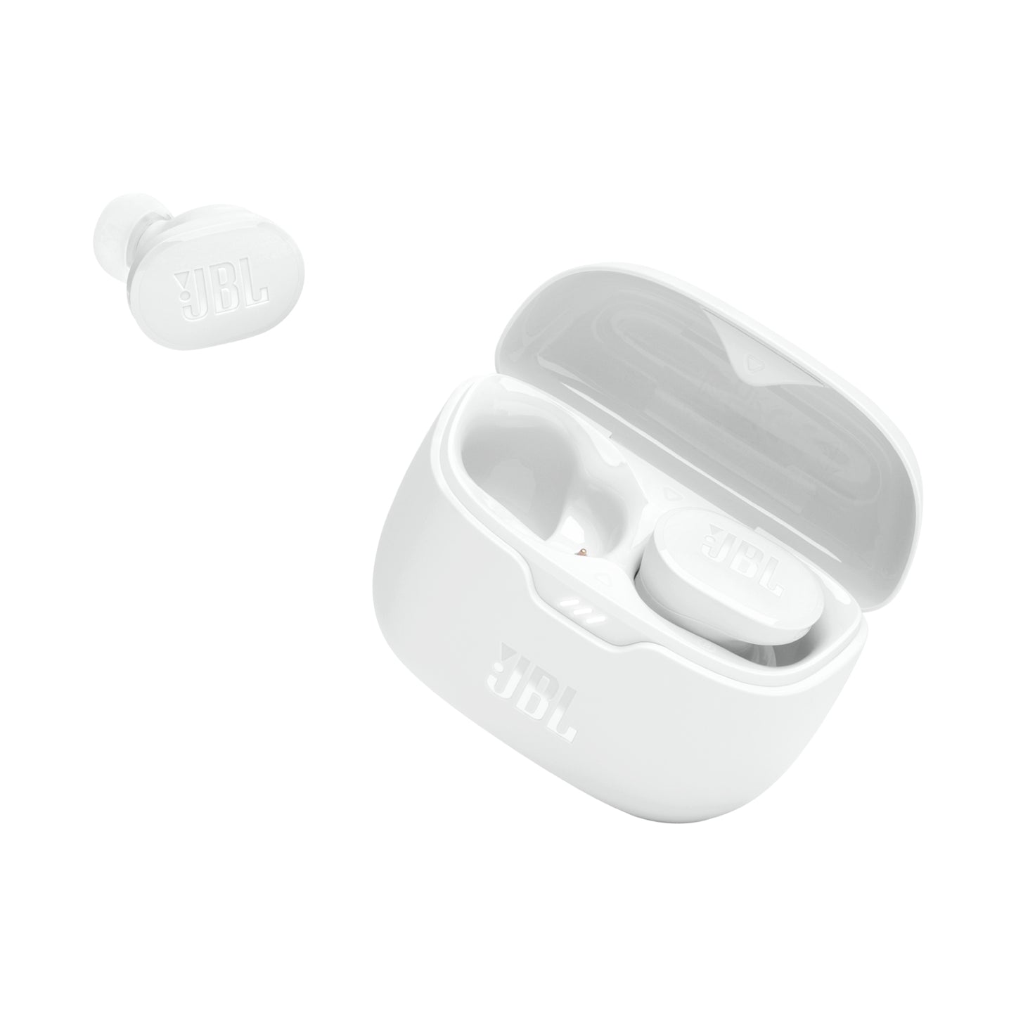 Auriculares con cancelación de ruido JBL Tune Buds, color blanco