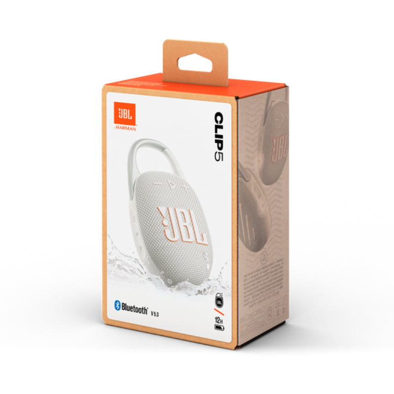 JBL Clip 5 Ultra Portable Bluetooth speaker - White