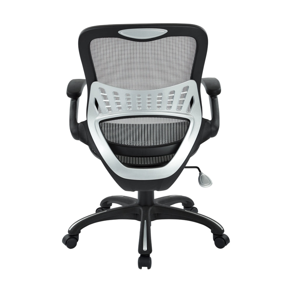 Silla de gerente de malla de Office Star Products - Gris