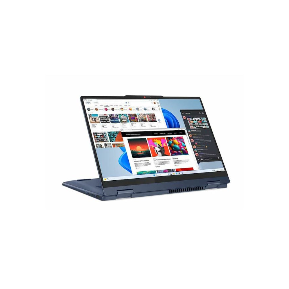 Lenovo 83DR000SUS IdeaPad 5 14AHP9 Notebook convertible 2 en 1 con pantalla táctil de 14" - AMD Ryzen 5 8645HS con memoria de 16 GB y SSD de 1 TB - Azul cósmico