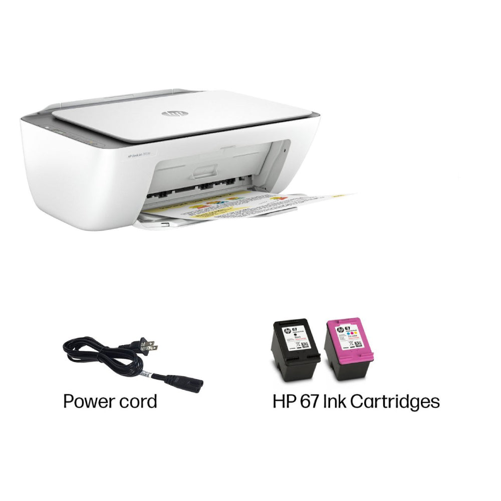 HP DeskJet 2855e Wireless All-in-One Printer - White