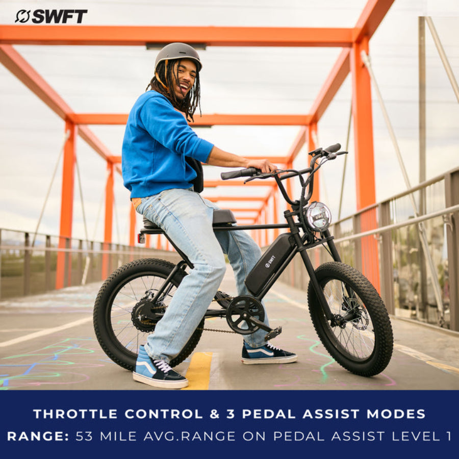 SWFT Z.X Zip All-Terrain Electric Bike - Black