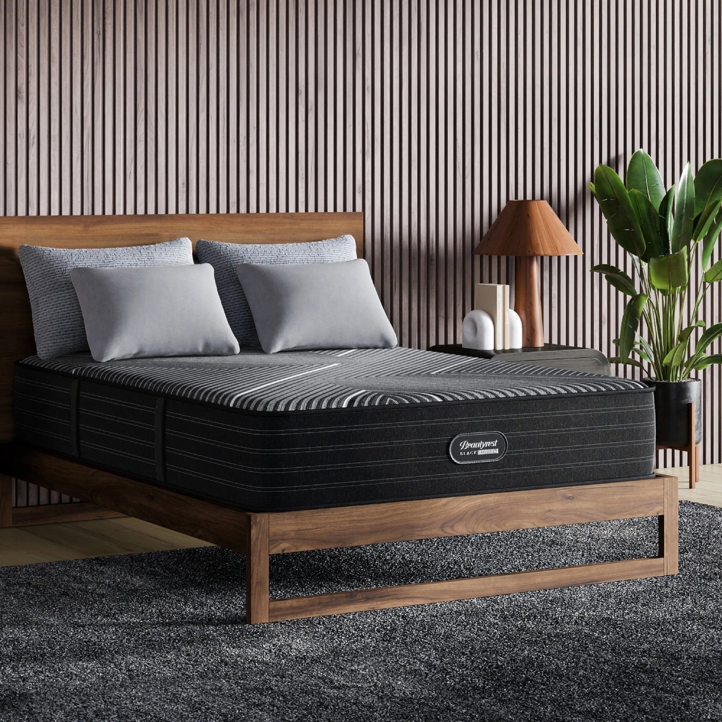 Beautyrest BX-Class Hybrid Queen Size Firm Mattress - Black