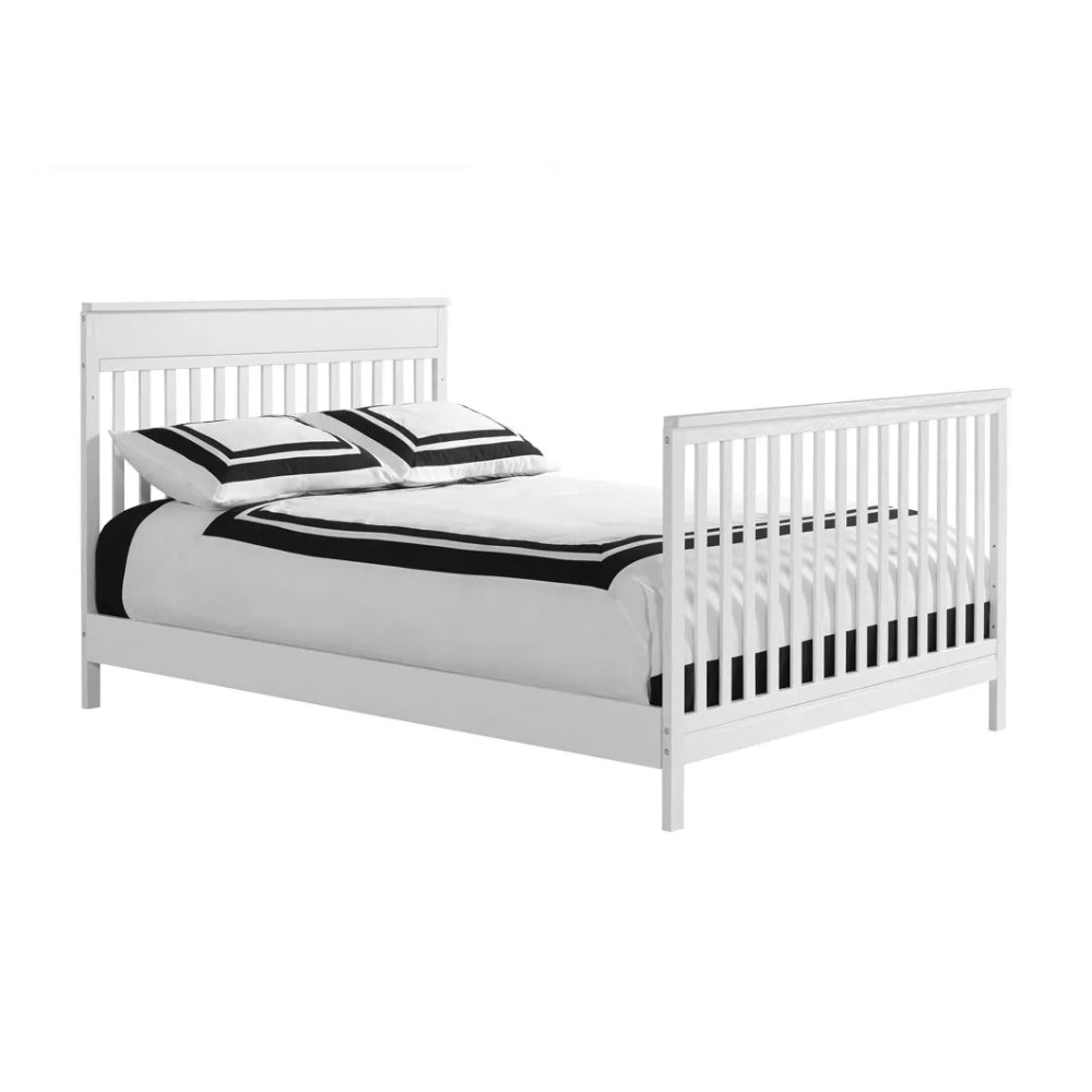 Oxford Baby Castle Hill Barn White 4-in-1 Convertible Crib