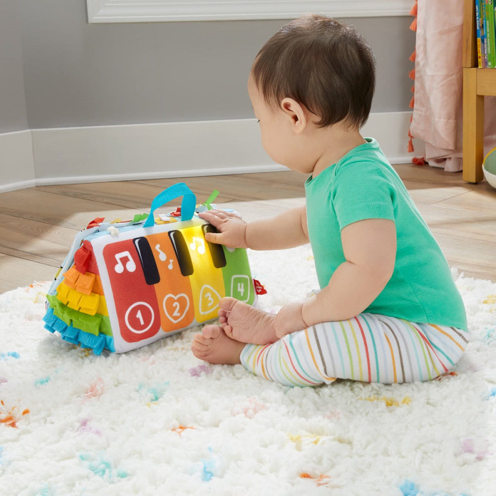 Fisher-Price Kick and Play Soft Piano Toy