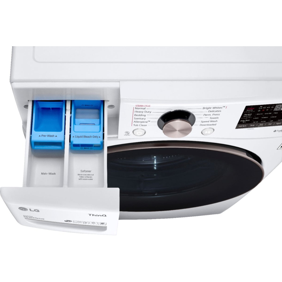 LG WM4000HWA 4.5 cu. ft. Smart Wi-Fi Enabled Front Load Washer with TurboWash 360Â° Technology and Built-in Intelligence - White