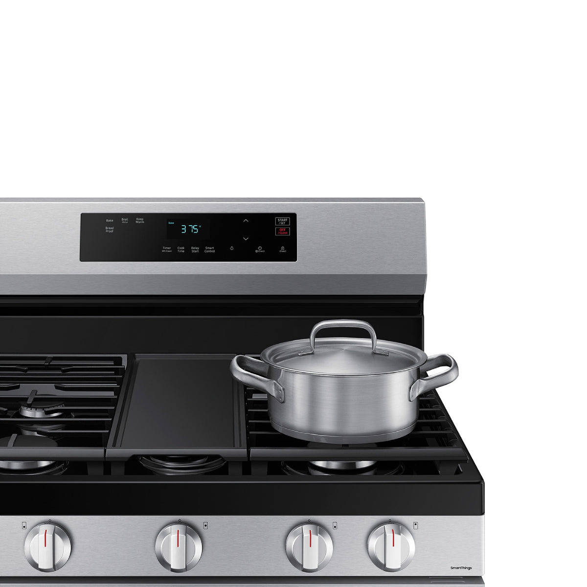 Samsung 6 CF SS Smart Gas Range STM CLN