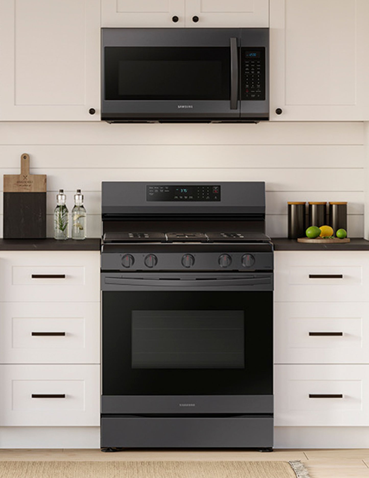 Samsung NX60A6511SG 6.0 cu. ft. Smart Freestanding Gas Range with No-Preheat Air Fry & Convection - Black Stainless Steel