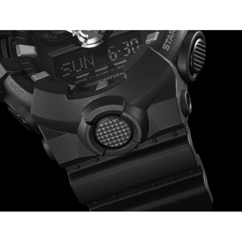 Reloj analógico digital Casio G-Shock de 53 mm para hombre, color negro