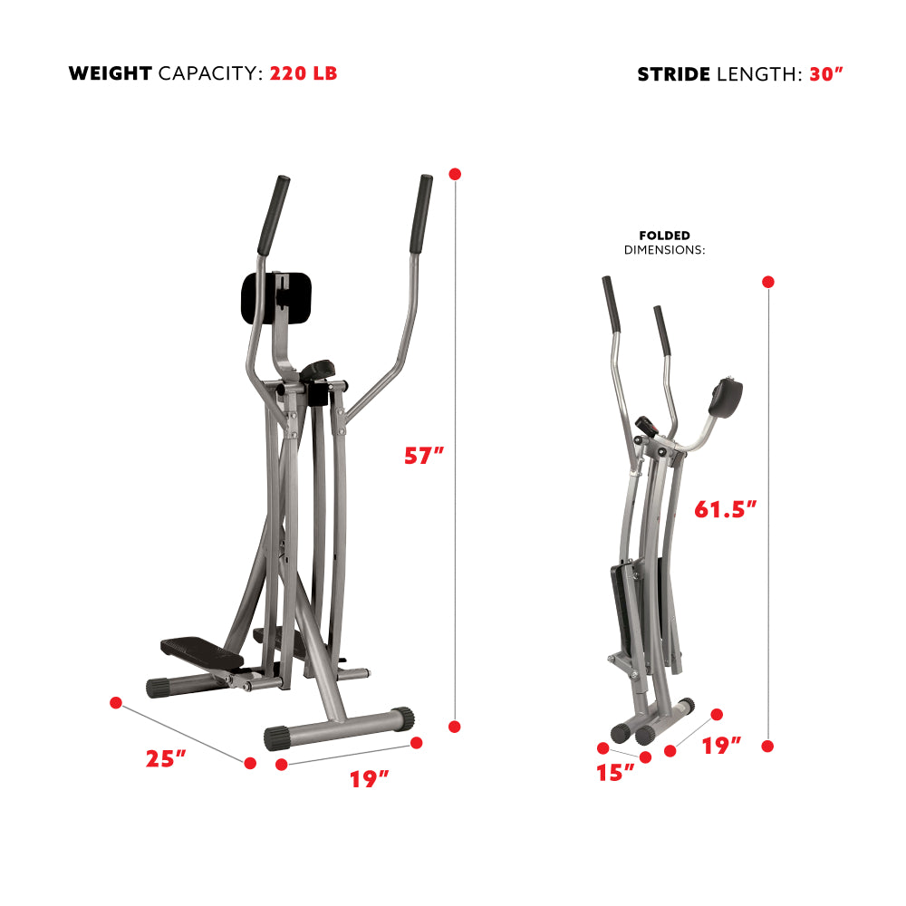 ?Sunny Health & Fitness Directional Elliptical Exercise Trainer