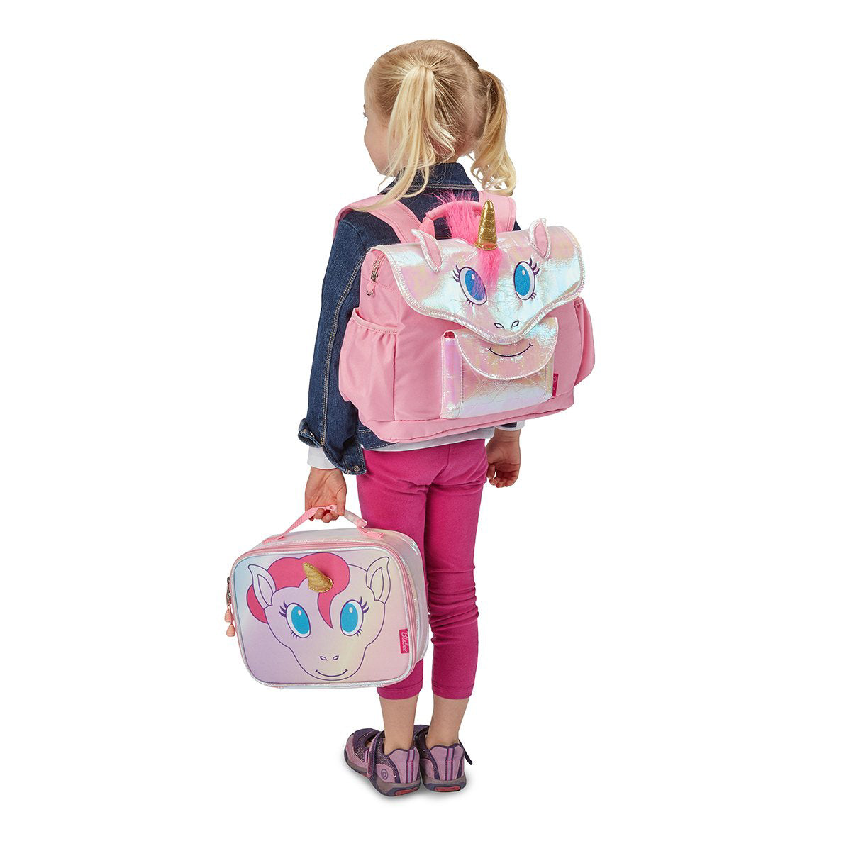 Bixbee 10" Unicorn Small Backpack - Pink