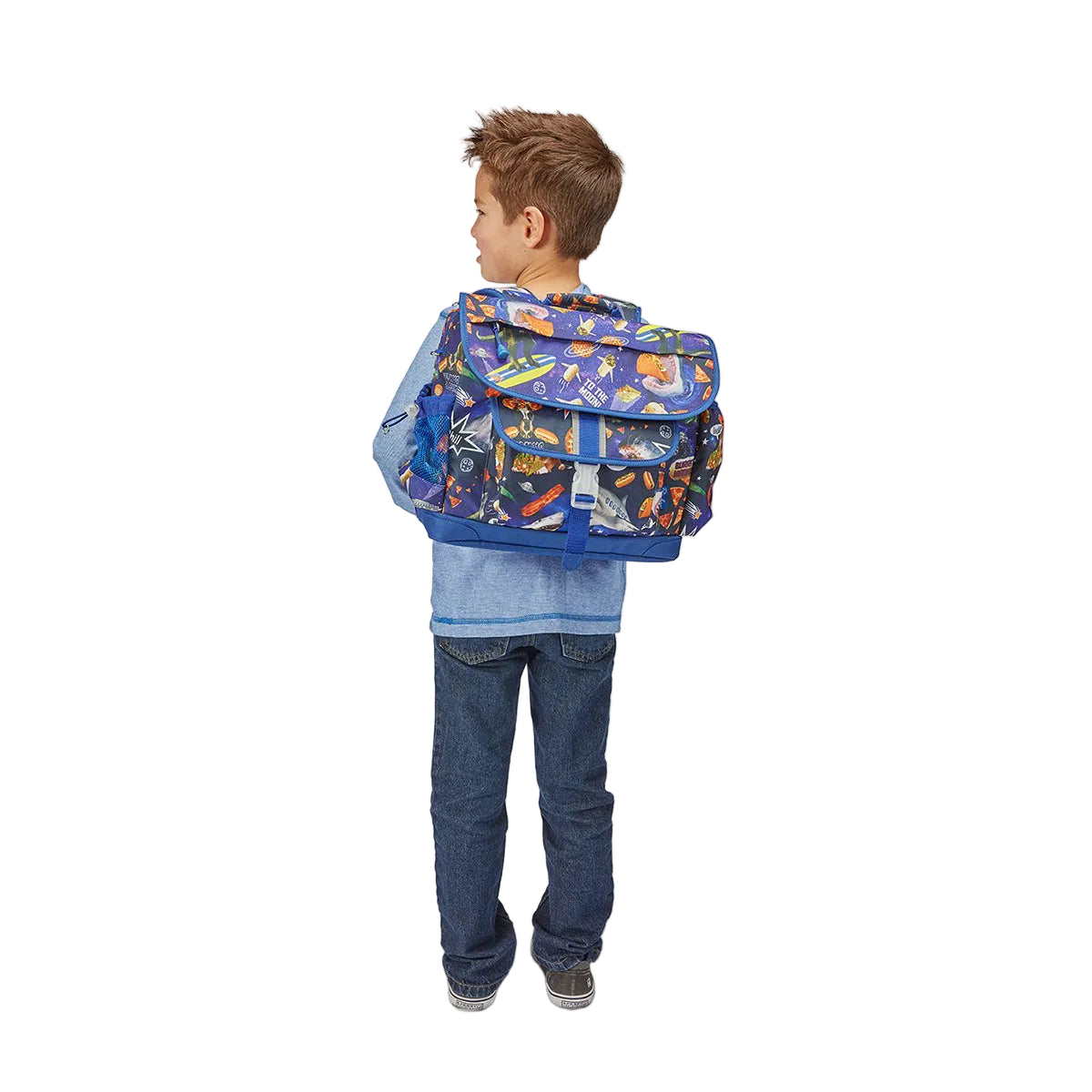 Bixbee Meme Space Odyssey Large Backpack, Blue– Curacao