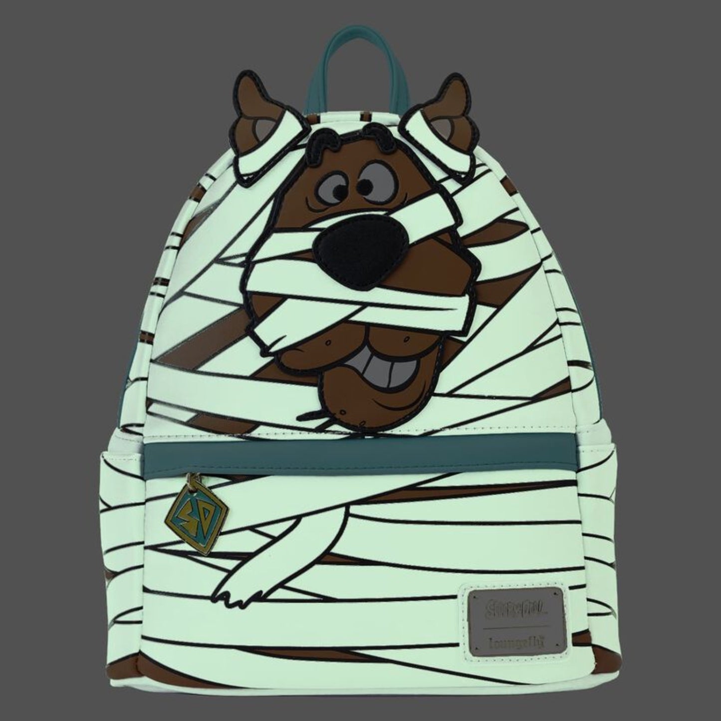 Mochila mini para cosplay de Scooby-Doo Mummy de 10,5" con luz de Loungefly