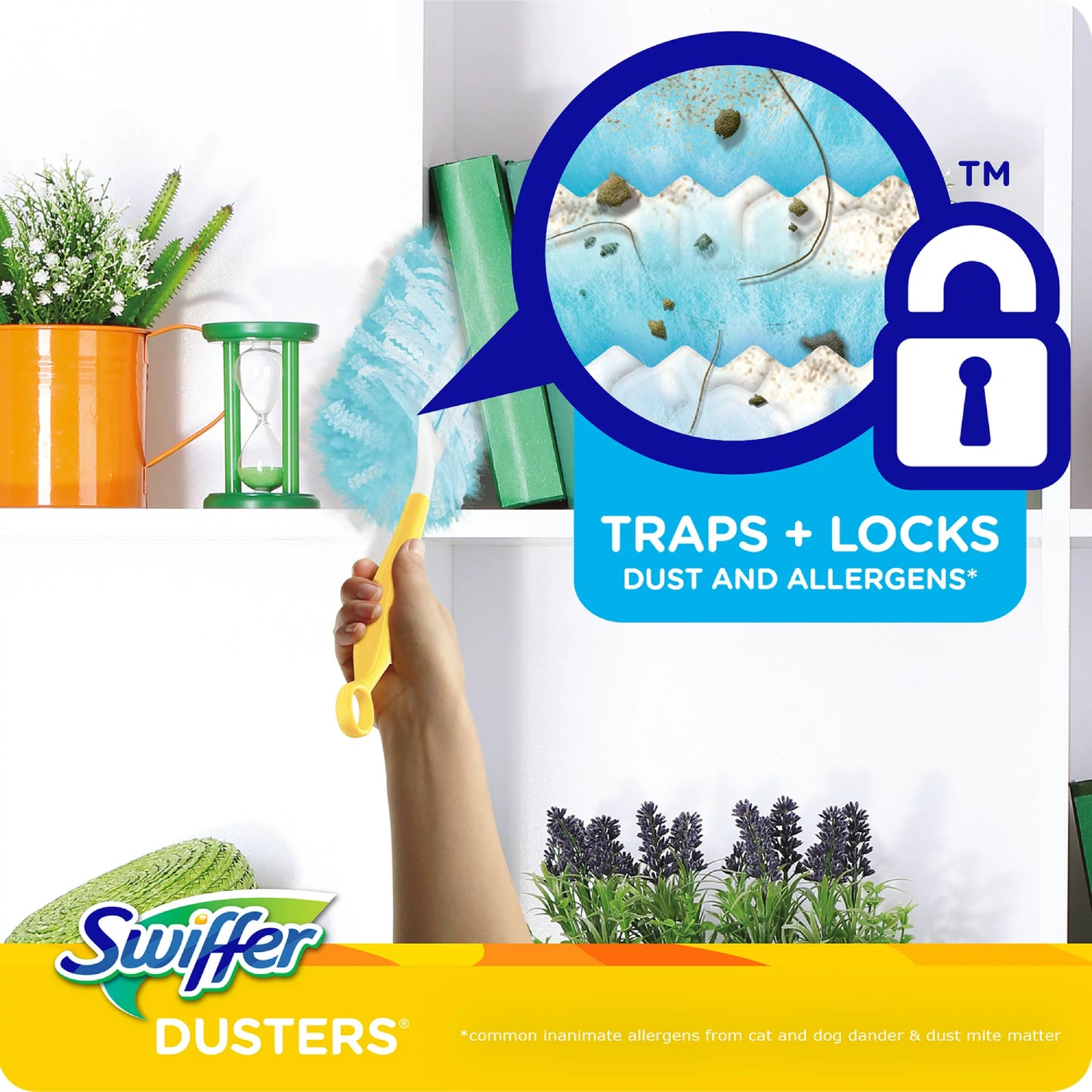 Recambios para plumeros multisuperficie Swiffer Dusters con aroma a lavanda Febreze (10 unidades)