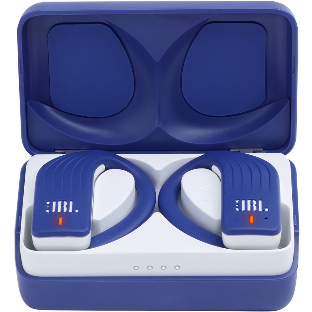 JBL Endurance Peak Wireless In-Ear Headphones-Blue