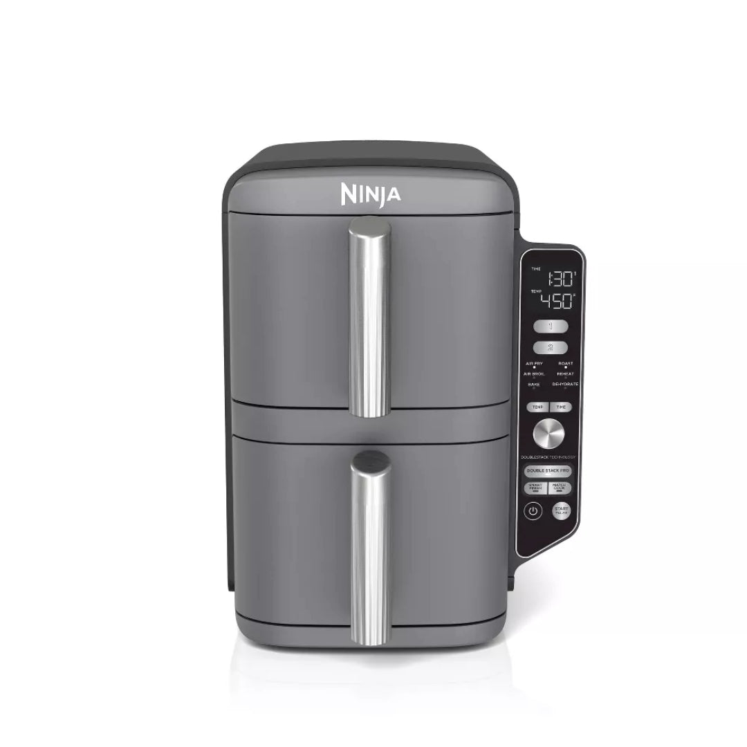 Ninja DoubleStack XL 10qt, 6-in-1, 2-Basket Air Fryer, Space Saving Design SL401