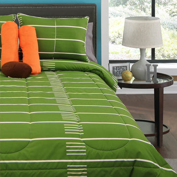 Hallmart Collectibles Field Goal 6-Piece Full Comforter Set