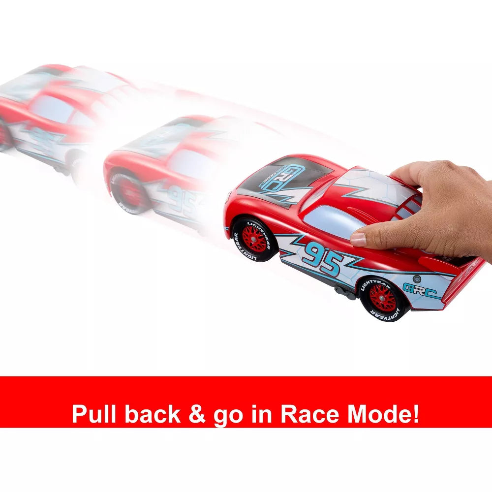 Disney and Pixar Cars Global Racers Cup Drift and Race Lightning McQueen Toy - Red