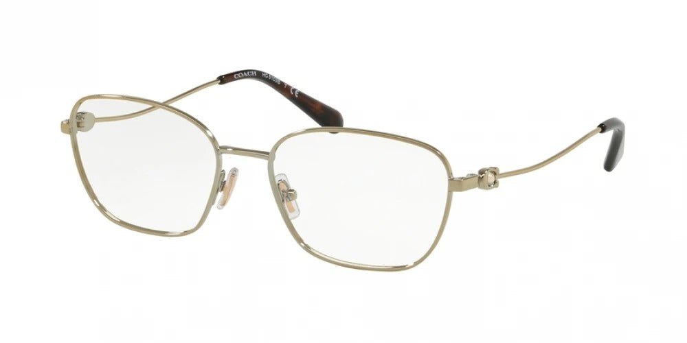 Coach Light Gold Demo Lens Optical Glasses