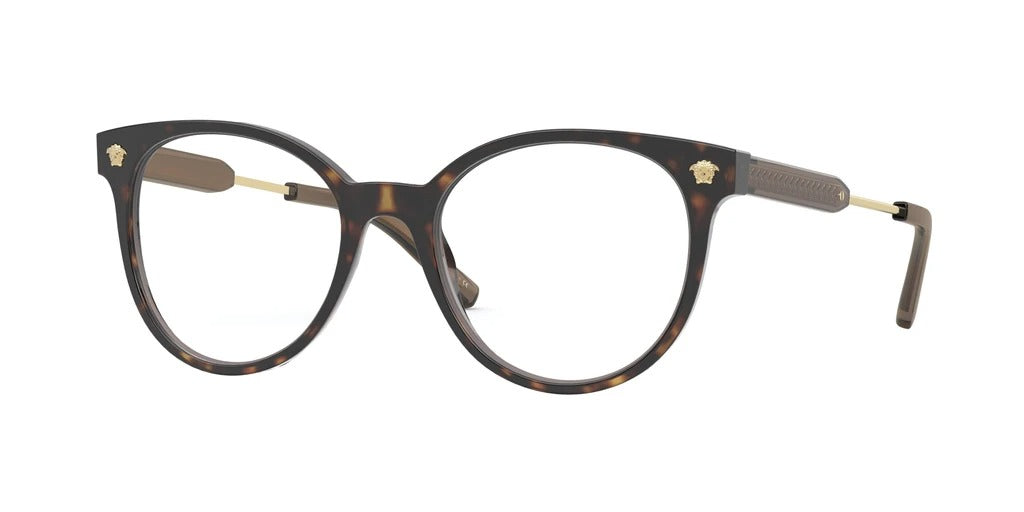 Versace Havana Acetate Optical Glasses