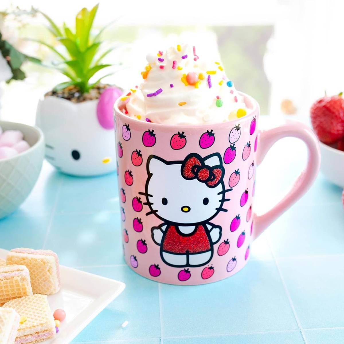 Sanrio Hello Kitty 14 oz Coffee Mug - Pink