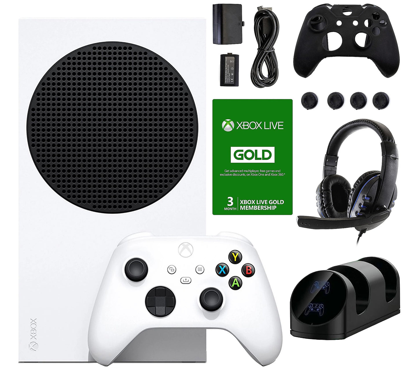 Xbox One Series S Game Pass 212 Kinetic Headset Bundle