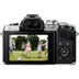 Olympus OM-D E-M10 Mark III Mirrorless 16.1 Megapixel Digital Camera with 14-42mm Lens - Silver - Curacao