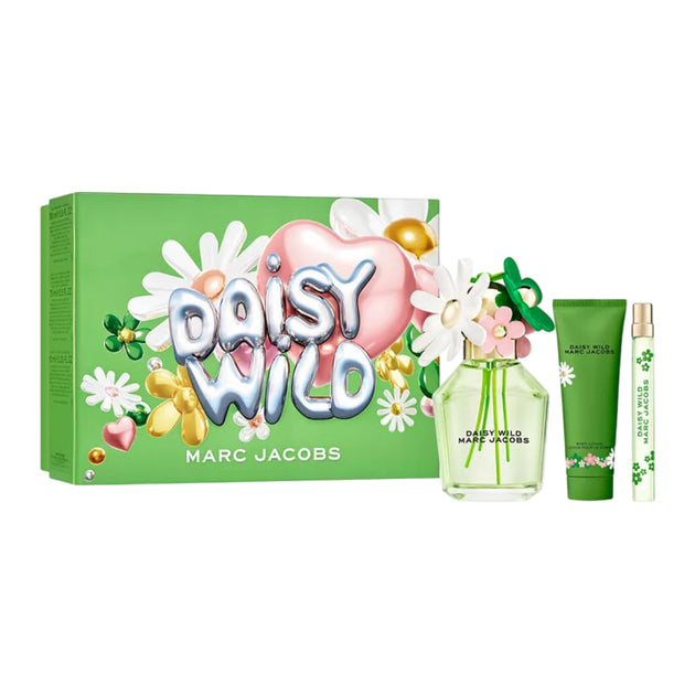 GIFT PACK SUPER PAQUETE COFFRET（全9点） Marc Jacobs Daisy Wild Women's (3-Piece) Eau de Parfum Gift Set