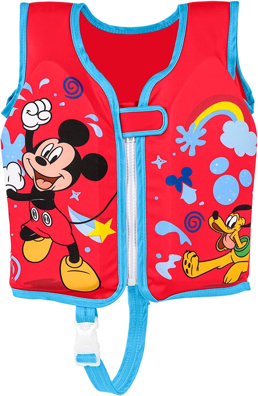 Chaleco de natación de tela Disney Junior Mickey de Bestway, talla S/M