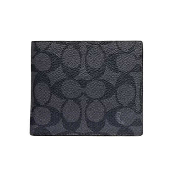 Coach 3-in-1 Wallet with Card Slots - Black