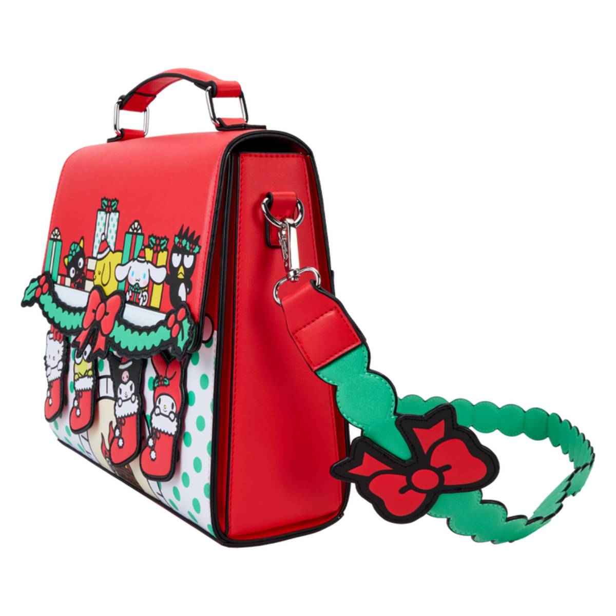 Loungefly Sanrio Christmas Stocking Gifts Crossbody Bag - Multicolor