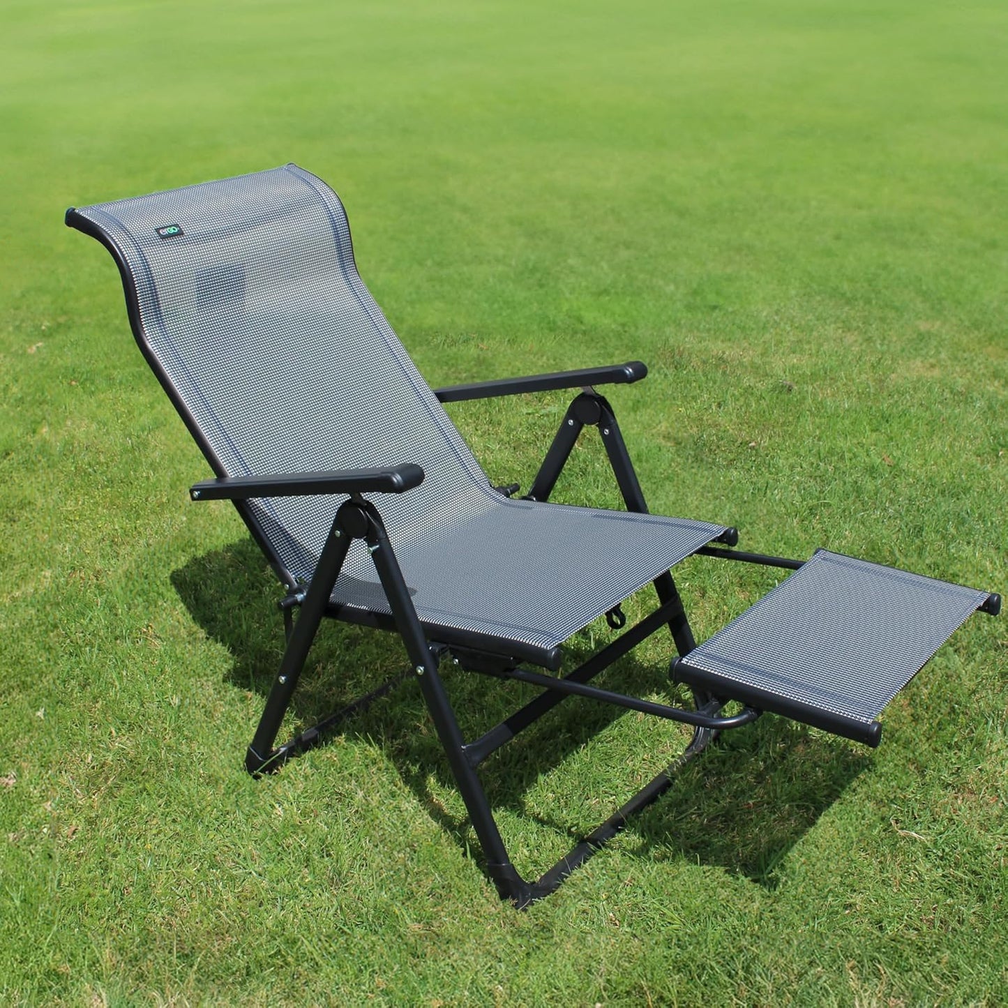 Caravan Sports Ergo+ Patio Folding Chair - Gray