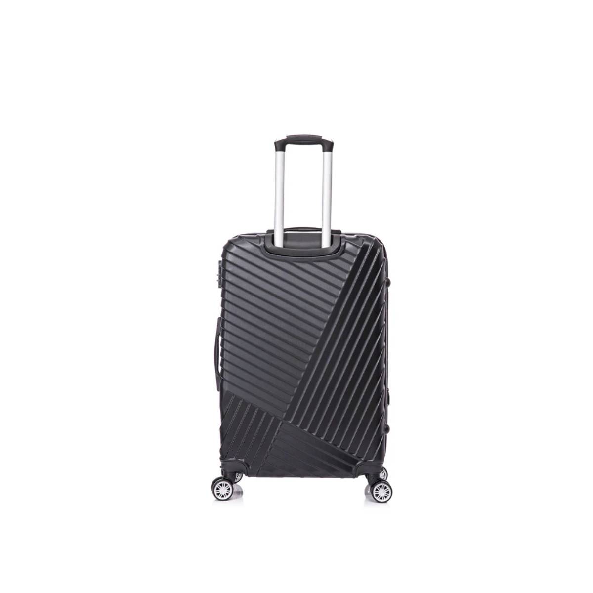 Toscano Prodigio 28" Hardside Spinner Wheel Luggage Suitcase - Jet Black