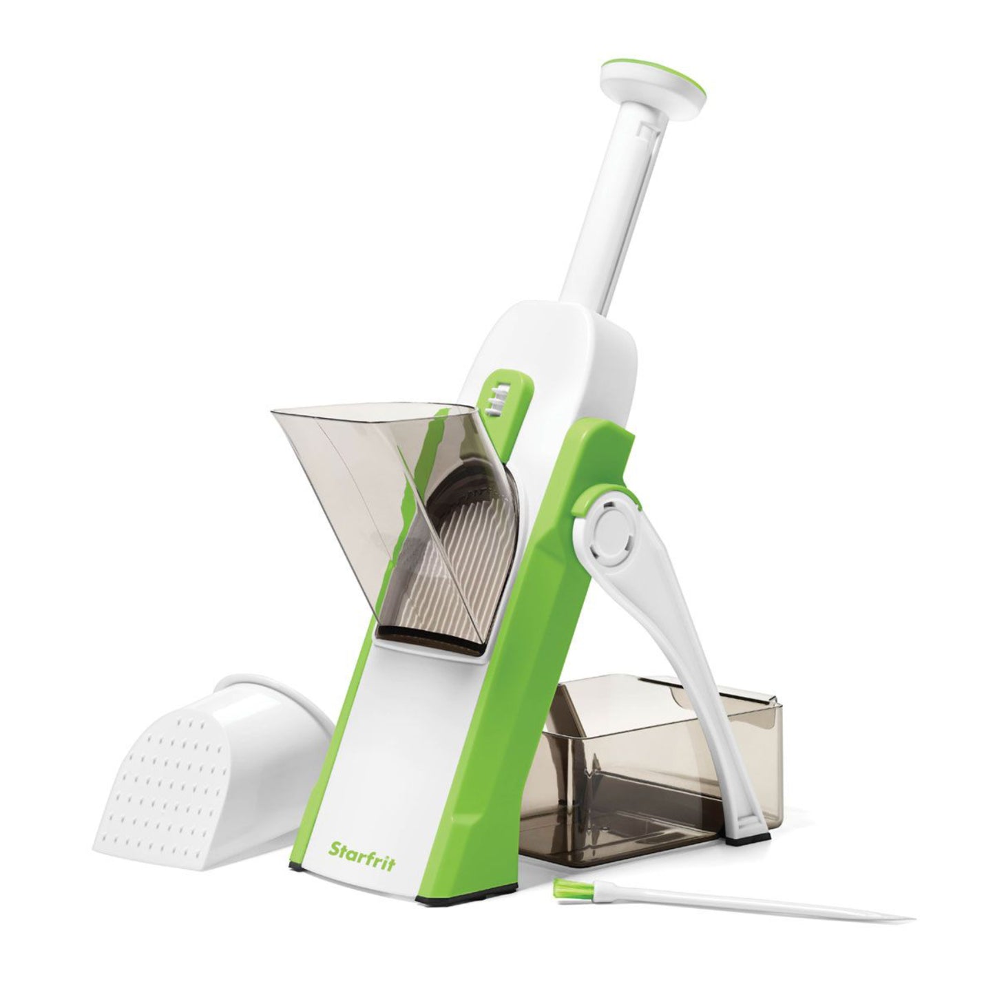 Starfrit Pump'N Slice Chopper and Slicer - Green/White