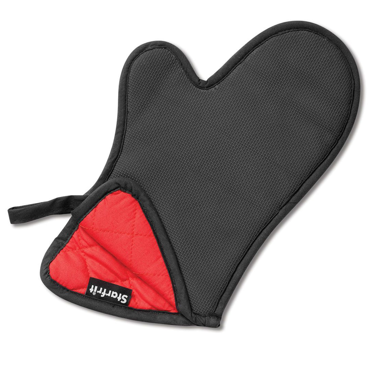 Starfrit Neoprene Mitt with Cotton Lining - Red/Black