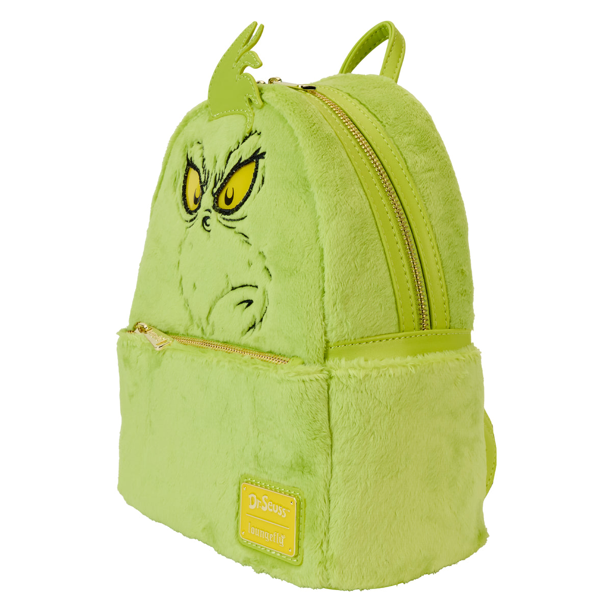 Loungefly Dr. Seuss Plush Cosplay Light Up Mini Backpack - Green