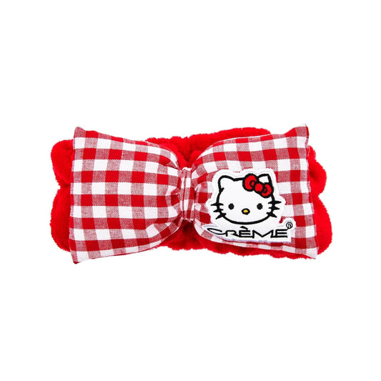 The Creme Shop X Hello Kitty Plush Spa Headband - Red/White